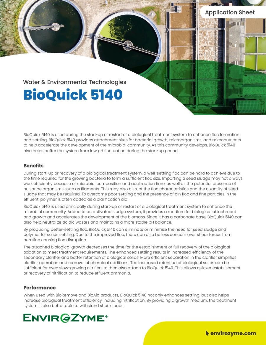 BioQuick 5140 Application Sheet