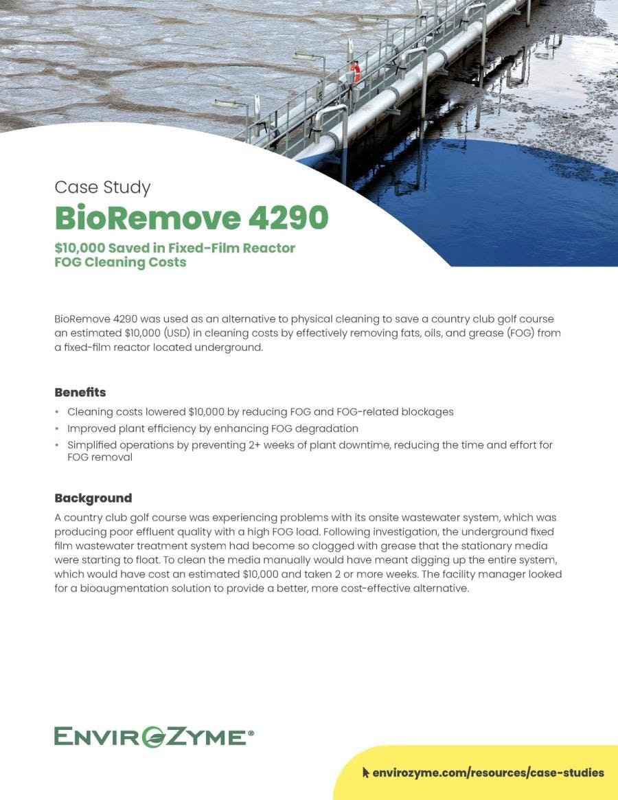 BioRemove 4290 Case Study